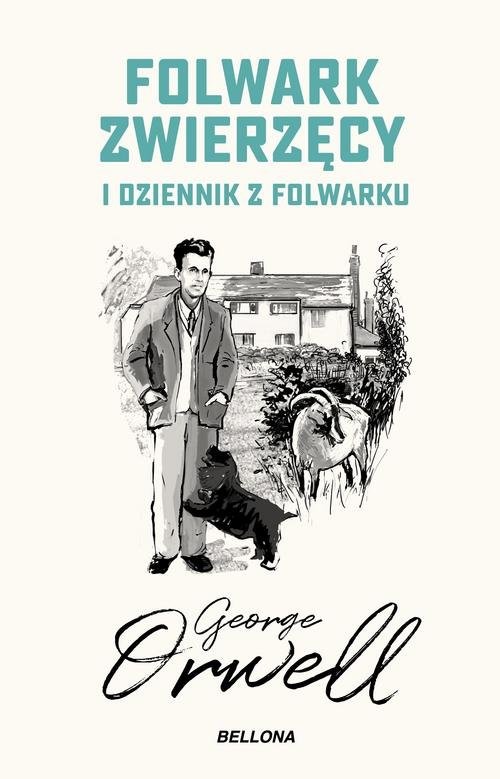 okładka Folwark zwierzęcy Dziennik z folwarku książka | George Orwell