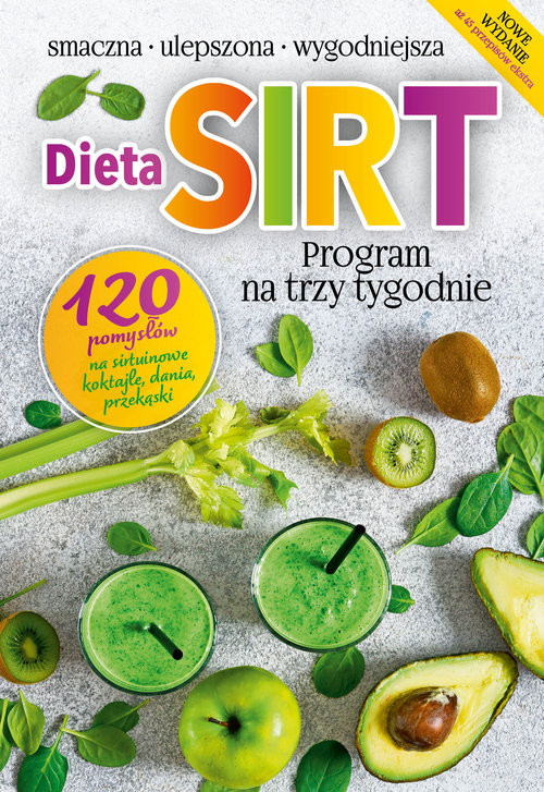 okładka Dieta SIRT książka | Joanna Zielewska