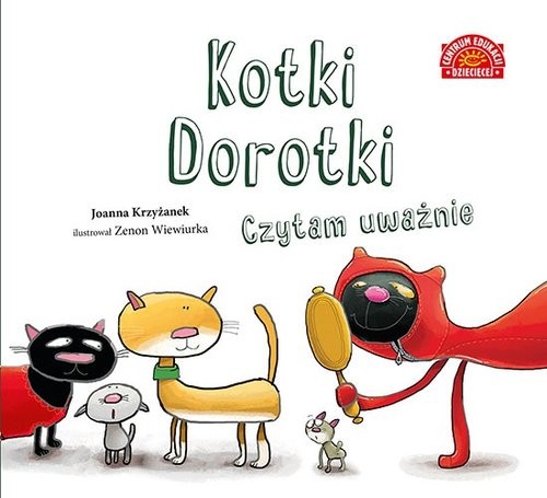 okładka Kotki Dorotki Czytam uważnie książka | Joanna Krzyżanek