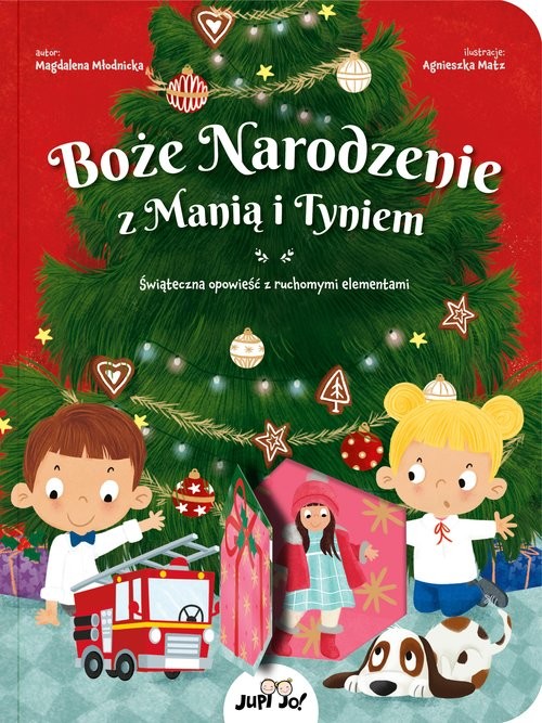 okładka Boże Narodzenie z Manią i Tyniem książka | Magdalena Młodnicka