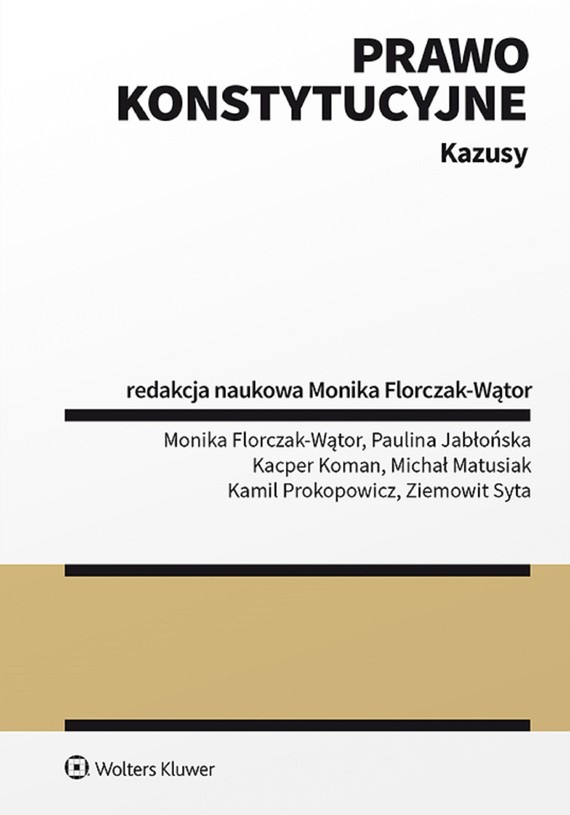 okładka Prawo konstytucyjne. Kazusy (pdf)ebook | pdf | Opracowania Zbiorowe