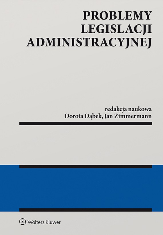 okładka Problemy legislacji administracyjnej (pdf)ebook | pdf | Jan Zimmermann