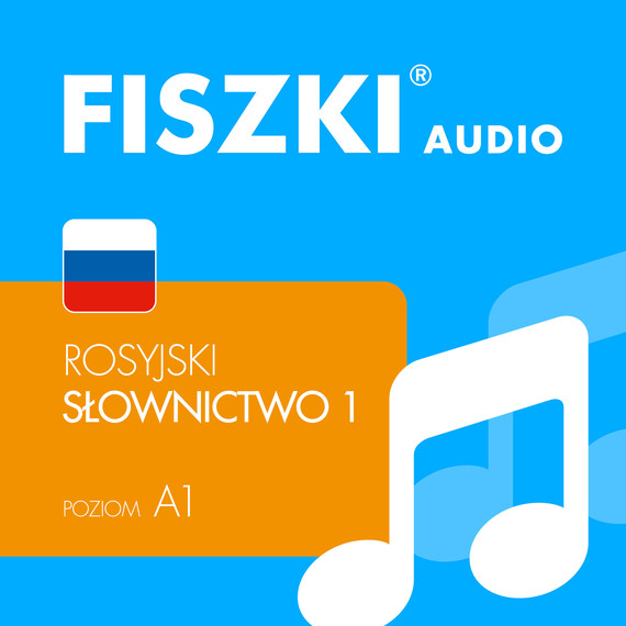 okładka FISZKI audio – rosyjski – Słownictwo 1audiobook | MP3 | Kinga Perczyńska