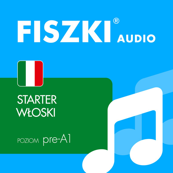 okładka FISZKI audio – włoski – Starter audiobook | MP3 | Patrycja Wojsyk