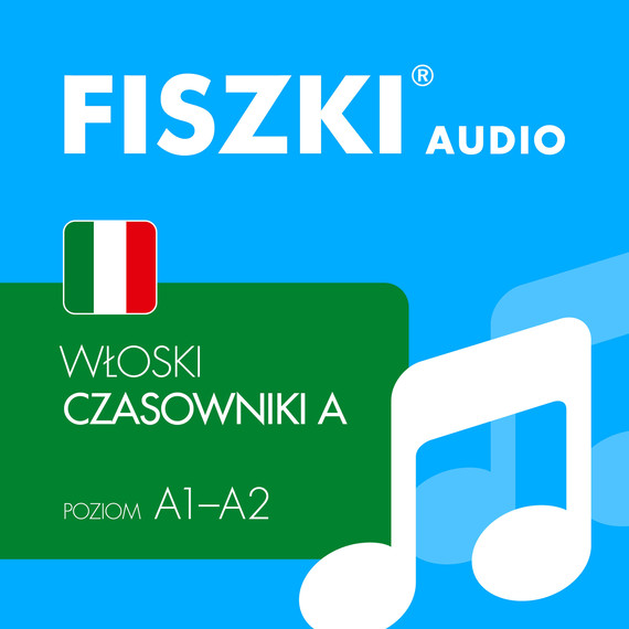 okładka FISZKI audio – włoski – Czasowniki dla początkującychaudiobook | MP3 | Patrycja Wojsyk