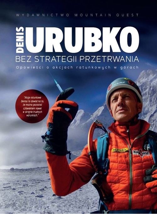 okładka Bez strategii przetrwania książka | Denis Urubko