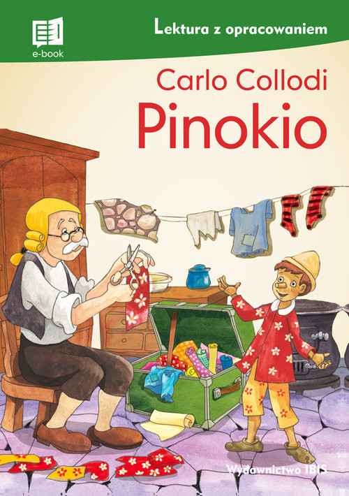 okładka Pinokio lektura z opracowaniem książka | Carlo Collodi