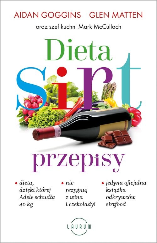 okładka Dieta SIRT Przepisy książka | Aidan Goggins, Glen Matten, McCulloch Mark