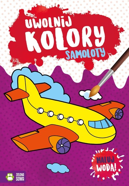 okładka Uwolnij kolory Samoloty książka