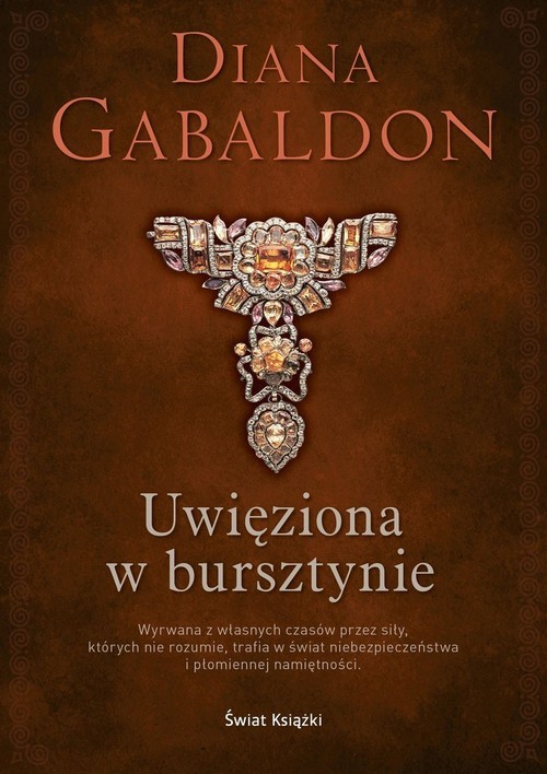 okładka Uwięziona w bursztynie książka | Diana Gabaldon