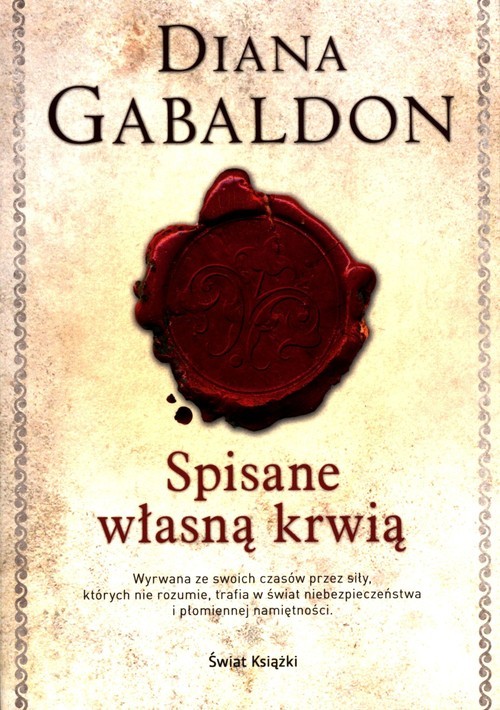 okładka Spisane własną krwią książka | Diana Gabaldon