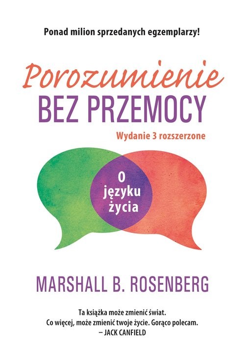 okładka Porozumienie bez przemocy O języku życia książka | Marshall Rosenberg