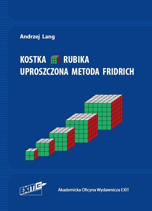 okładka Kostka Rubika Uproszczona metoda Fridrich książka | Andrzej Lang