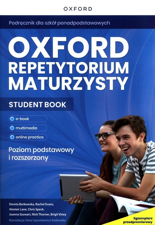 Oxford Repetytorium maturzysty Podręcznik Poziom podstawowy i rozszerzony + Online Practice Szkoła ponadpodstawowa
