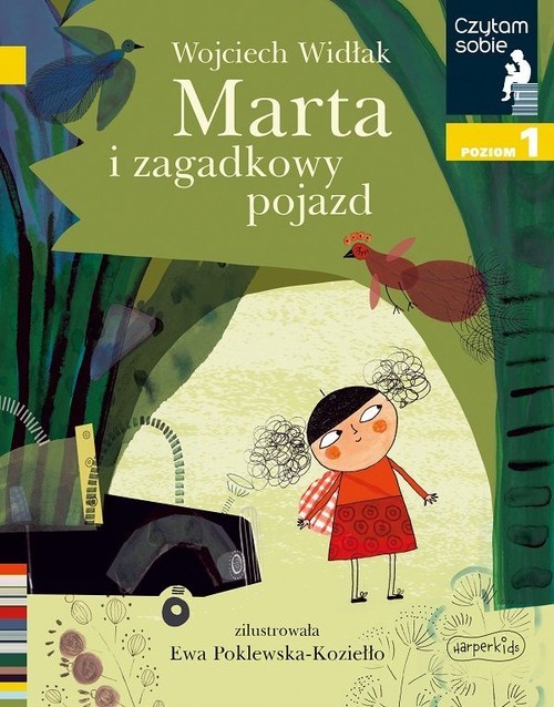 okładka Marta i zagadkowy pojazd Czytam sobie Poziom 1 książka | Wojciech Widłak