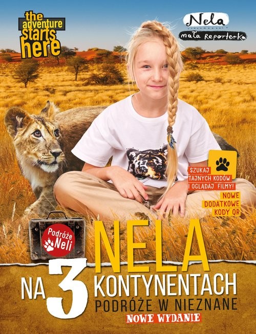 okładka Nela na 3 kontynentach Nowe wydanie z dodatkowymi kodami QRksiążka |  | Mała reporterka Nela