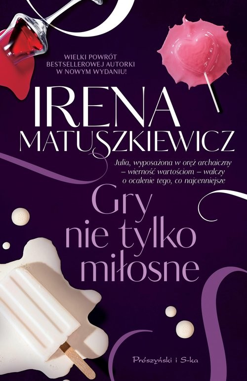 okładka Gry nie tylko miłosne książka | Irena Matuszkiewicz