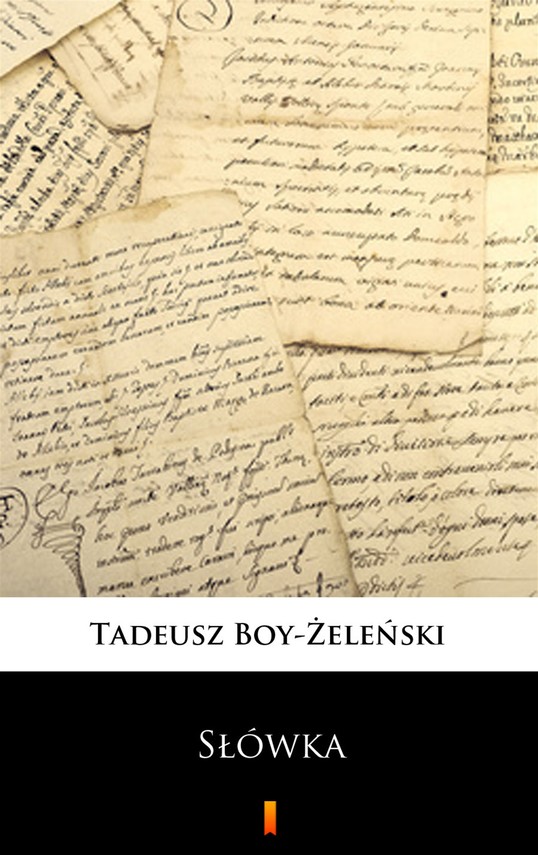 okładka Słówkaebook | epub, mobi | Tadeusz Boy-Żeleński