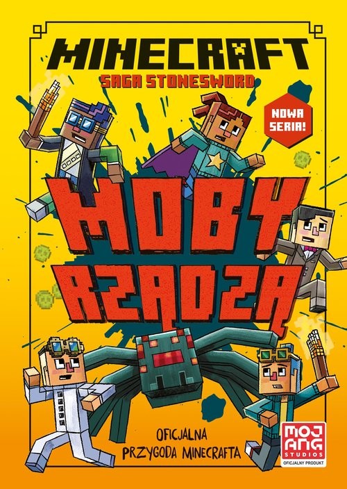 okładka Minecraft Moby rządzą! Saga Stonesword Tom 2książka |  | Nick Eliopulos