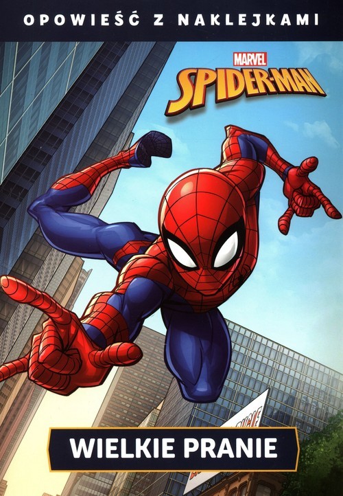 Wielkie pranie Marvel Spider-Man Opowieść z naklejkami