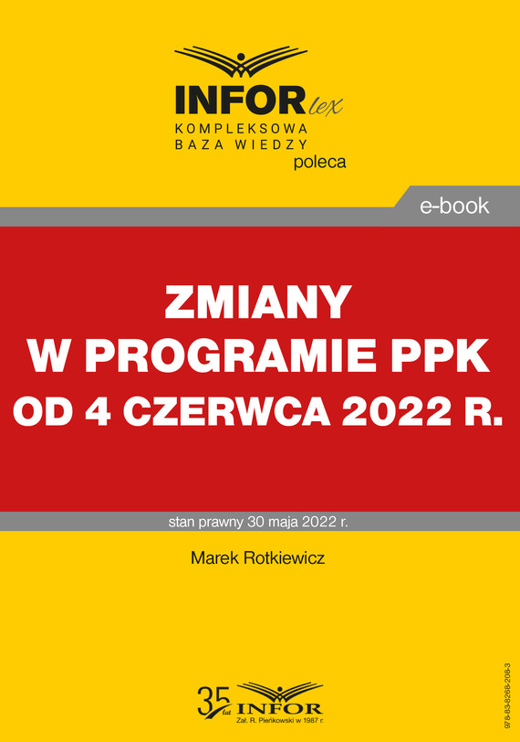 Zmiany w programie PPK od 4 czerwca 2022 r.