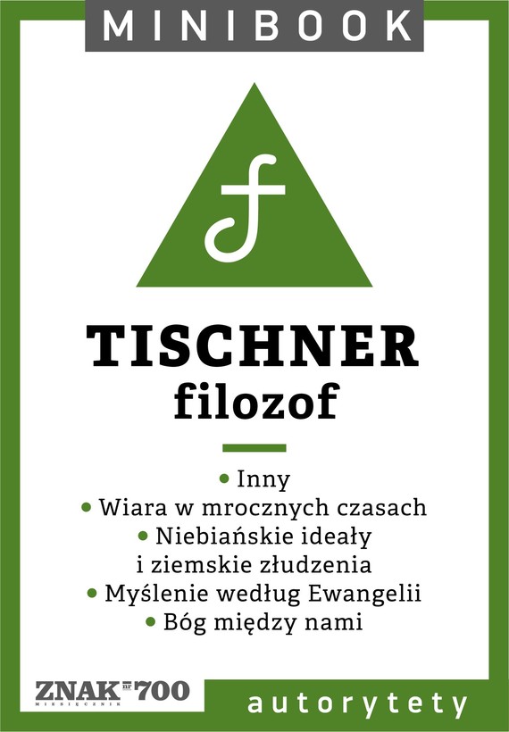 okładka Tischner [filozof]. Minibook ebook | epub, mobi | Józef Tischner