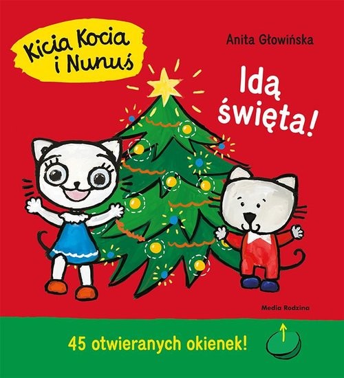 okładka Kicia Kocia i Nunuś Idą święta książka | Anita Głowińska
