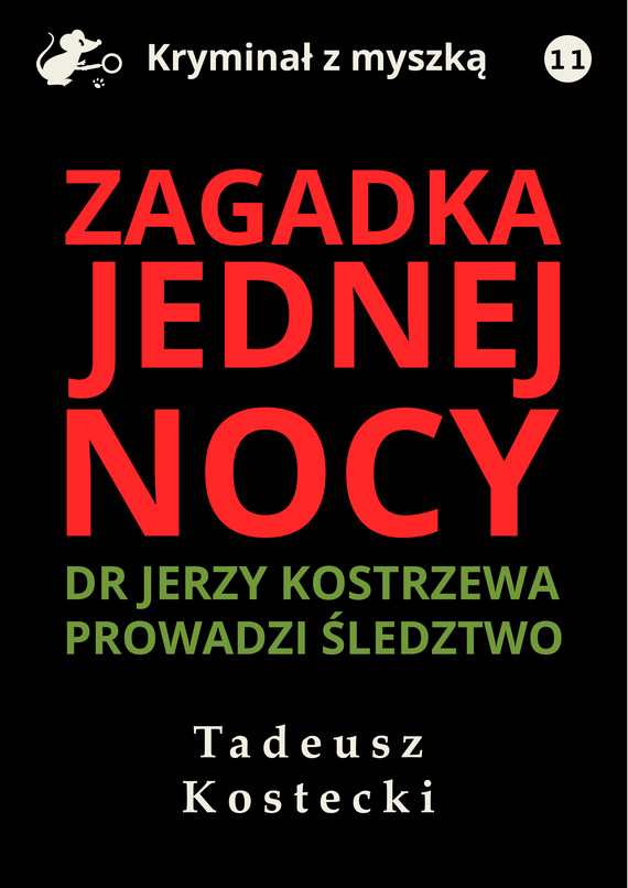 okładka Zagadka jednej nocy ebook | epub, mobi, pdf | Tadeusz Kostecki
