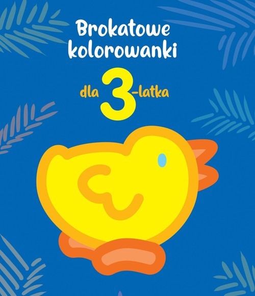 okładka Brokatowe kolorowanki dla 3-latka książka