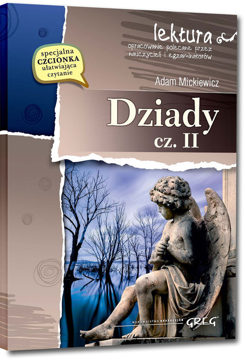 okładka Dziady Część II wydanie z opracowaniem i streszczeniem książka | Adam Mickiewicz