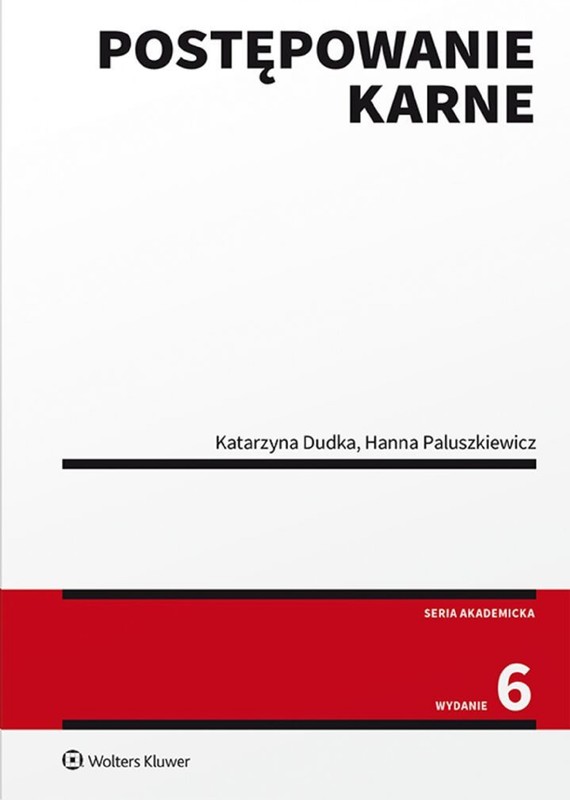 okładka Postępowanie karne (pdf) ebook | pdf | Katarzyna Dudka, Hanna Paluszkiewicz