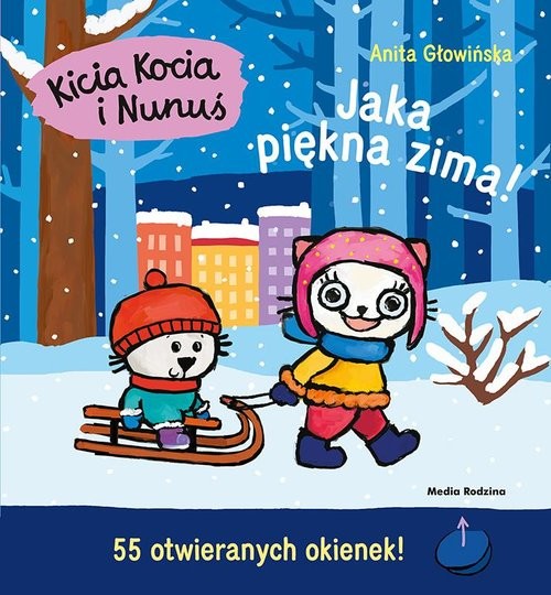 okładka Kicia Kocia i Nunuś. Jaka piękna zima! książka | Anita Głowińska