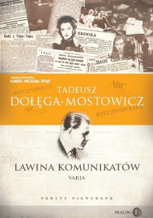 okładka Lawina komunikatów Varia książka | Tadeusz Dołęga-Mostowicz