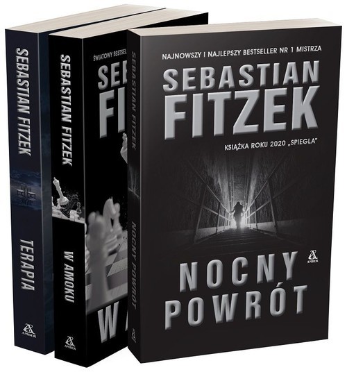 okładka Nocny powrót / W amoku / Terapia Pakiet książka | Sebastian Fitzek