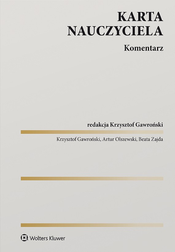 okładka Karta Nauczyciela. Komentarz (pdf) ebook | pdf | Krzysztof Gawroński, Artur Olszewski, Beata Zajda