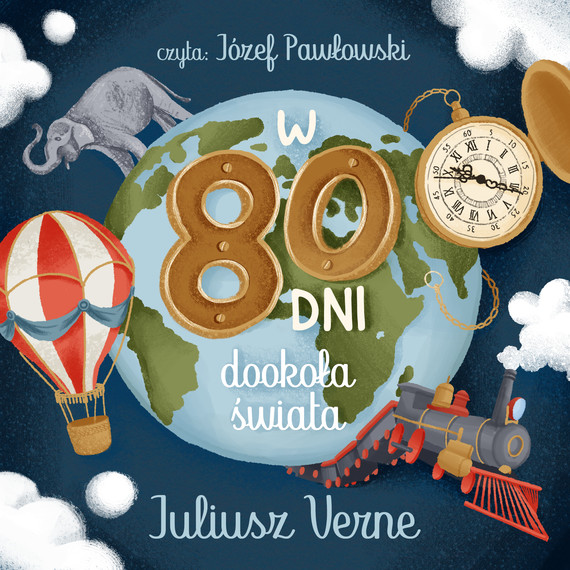 okładka W 80 dni dookoła świata audiobook | MP3 | Juliusz Verne