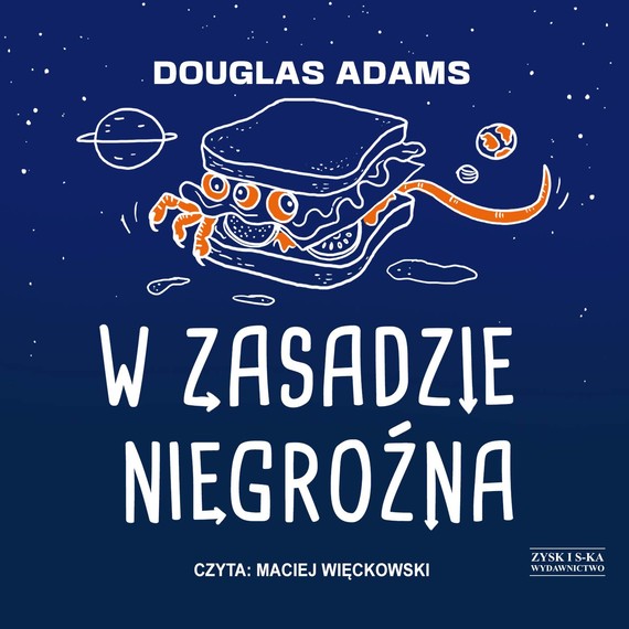 okładka W zasadzie niegroźna audiobook | MP3 | Douglas Adams