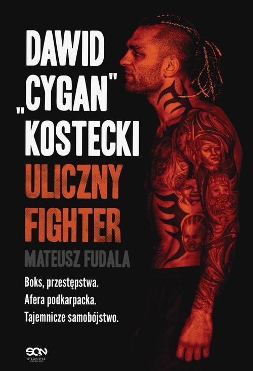 okładka Dawid Cygan Kostecki Uliczny Fighter książka | Mateusz Fudala