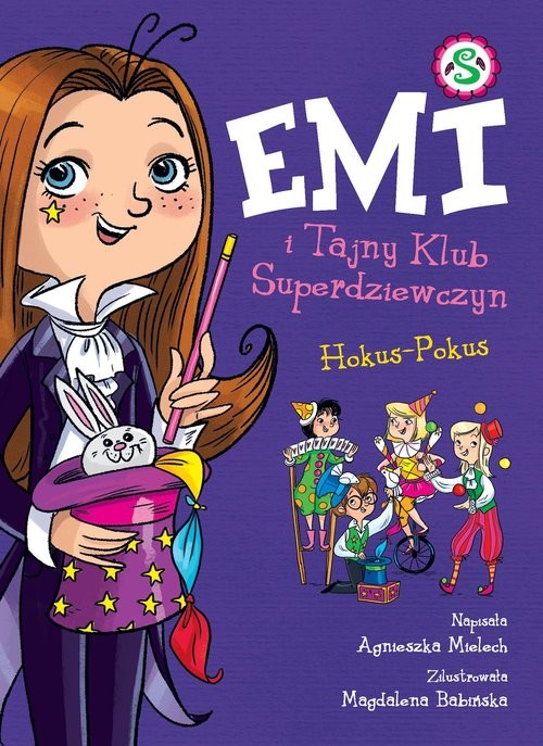 okładka Emi i Tajny Klub Superdziewczyn Hokus - Pokus Tom 9 książka | Agnieszka Mielech