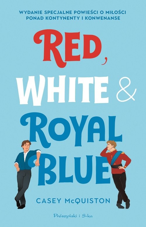 okładka Red White & Royal Blue książka | Casey McQuiston