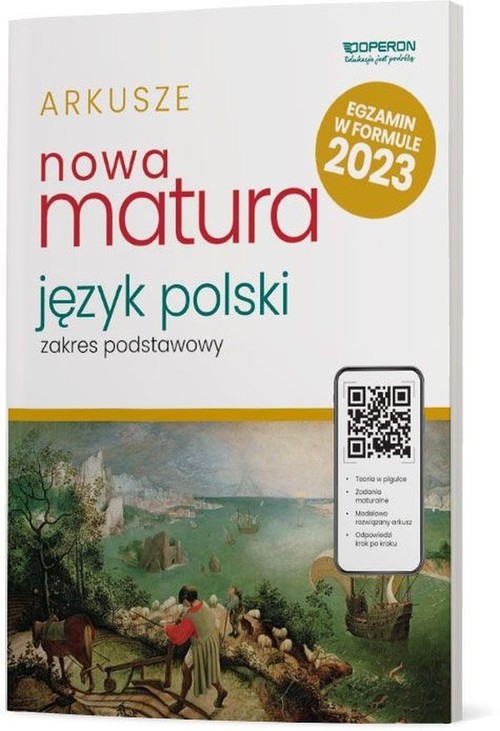 okładka Nowa Matura 2023 Język polski Arkusze maturalne Zakres podstawowy Szkoła ponadpodstawowa książka | Aleksandra Marzec