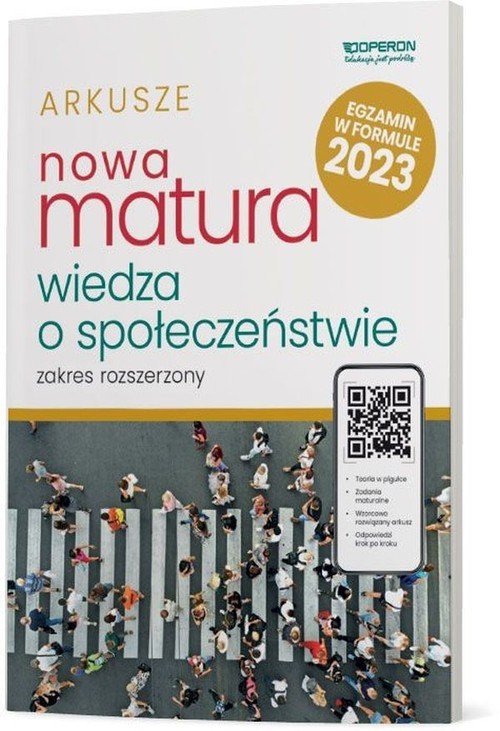 Nowa Matura 2023 Wiedza o społeczeństwie Arkusze maturalne Zakres rozszerzony Liceum Technikum
