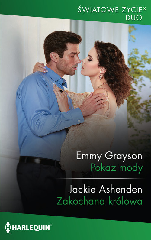 okładka Pokaz mody Zakochana królowa książka | Emmy Grayson, Jackie Ashenden