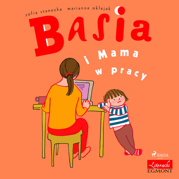 okładka Basia i Mama w pracy audiobook | MP3 | Zofia Stanecka