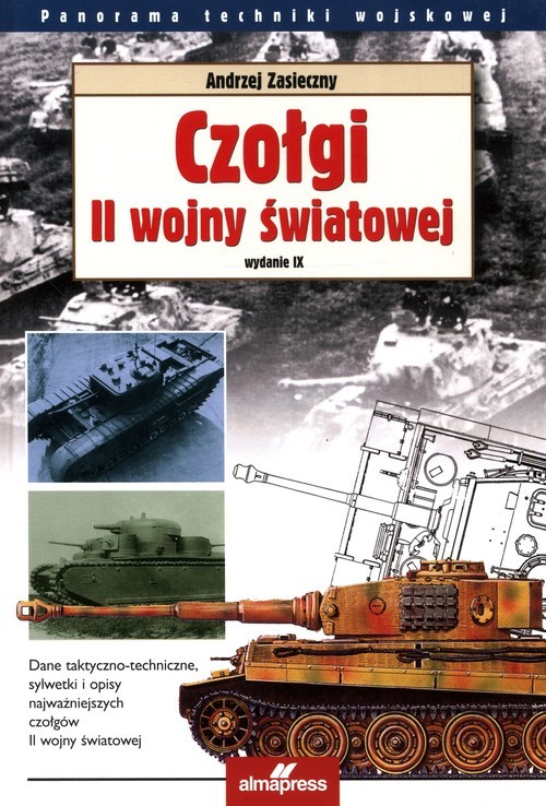okładka Czołgi II wojny światowej książka | Andrzej Zasieczny
