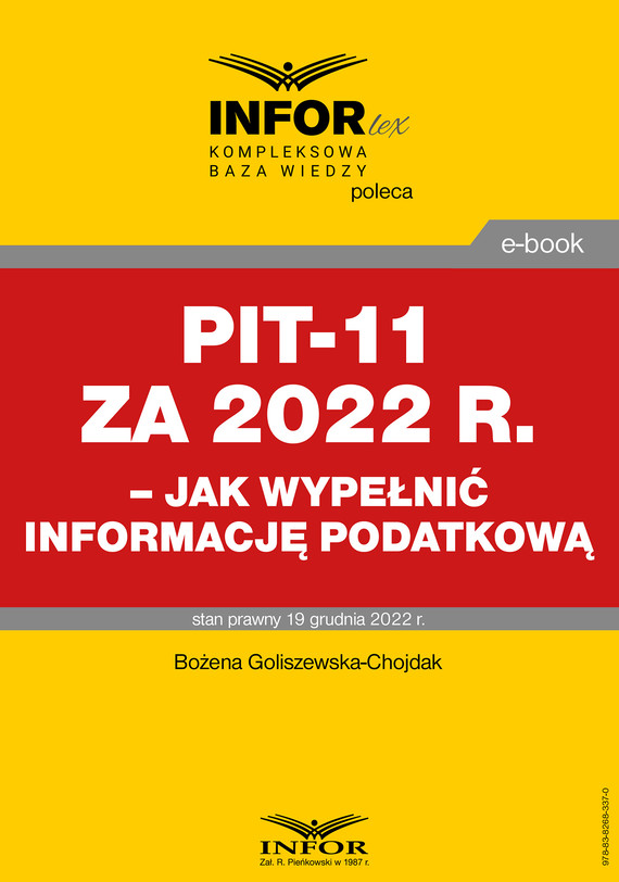 PIT-11 za 2022 r. – jak wypełnić informację podatkową