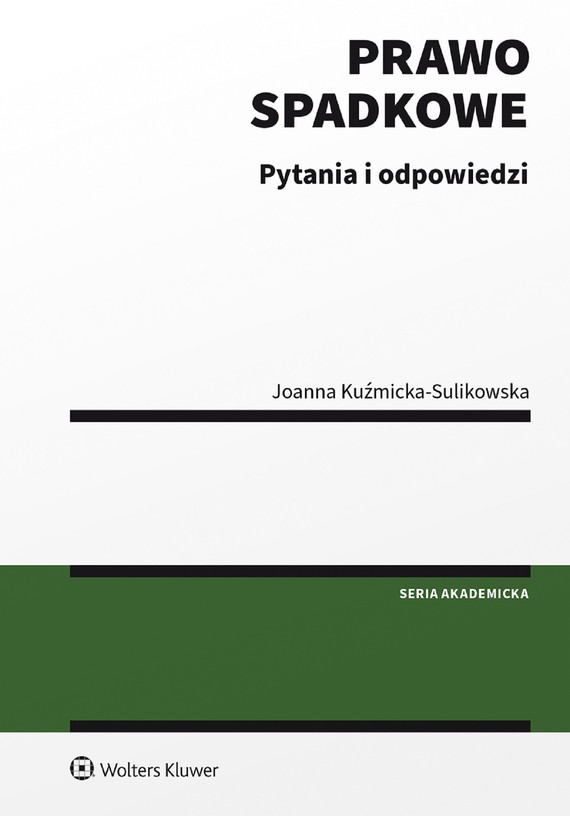 okładka Prawo spadkowe. Pytania i odpowiedzi (pdf) ebook | pdf | Joanna Kuźmicka-Sulikowska