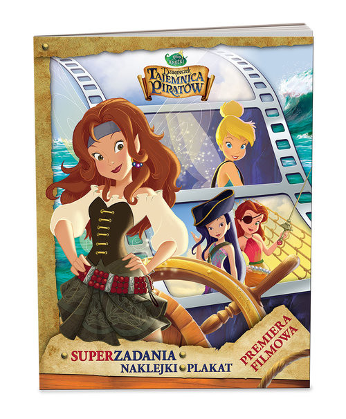 okładka Disney Wróżki Dzwoneczek i tajemnica piratów Premiera filmowa PRN2 książka