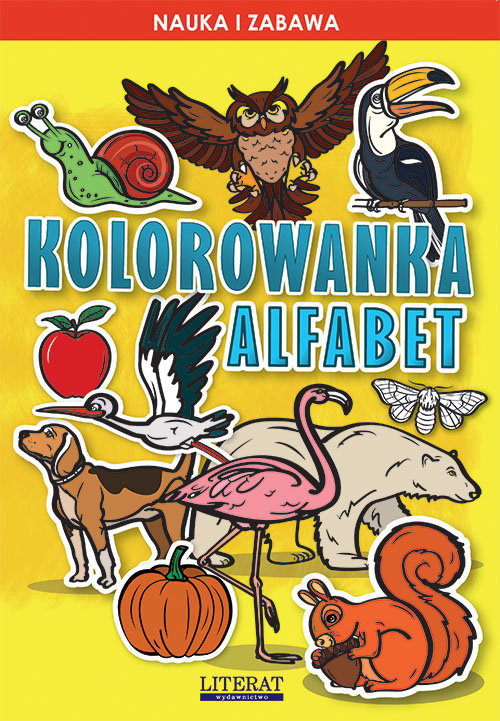okładka Kolorowanka Alfabet książka | Krzysztof Tonder