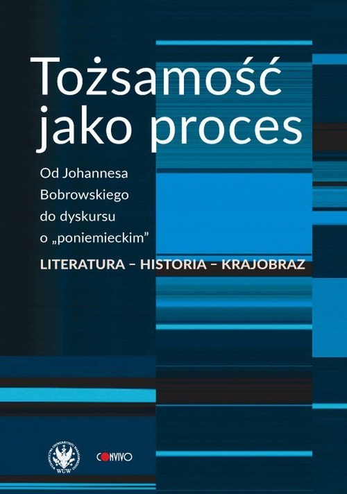 okładka Tożsamość jako proces Od Johannesa Bobrowskiego do dyskursu o „poniemieckim”. Literatura - historia książka